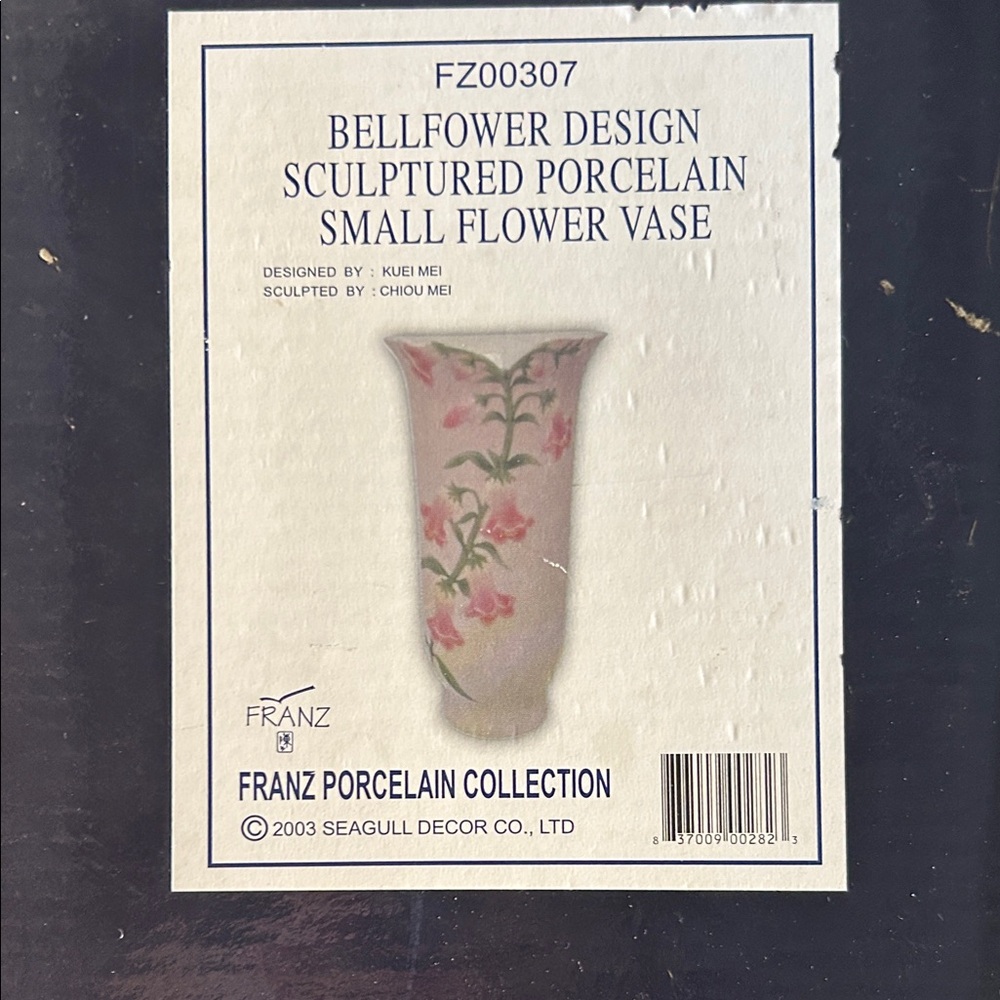 Franz Porcelain Bellflower Vase